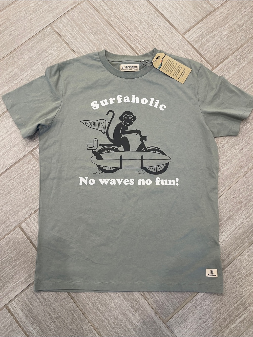 Brothers Surf T Shirt Cinque Terre